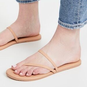 TKEES Women's Tan Slippers